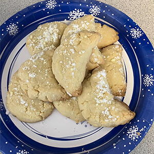 Swedish Cookies on a plate