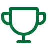 Trophy-award-prize-icon-green-outline