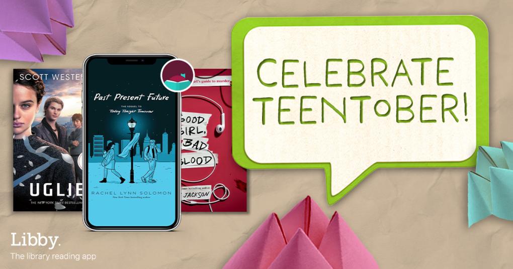 TeenTober book covers on OverDrive
