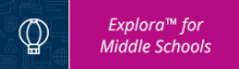 Explora for middle schools logo