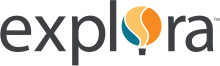 Explora Public Library logo